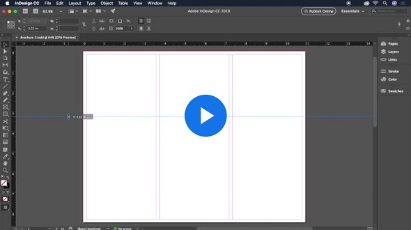 InDesign插入图片到画册