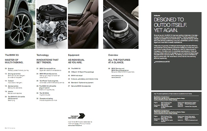 BMW画册目录设计